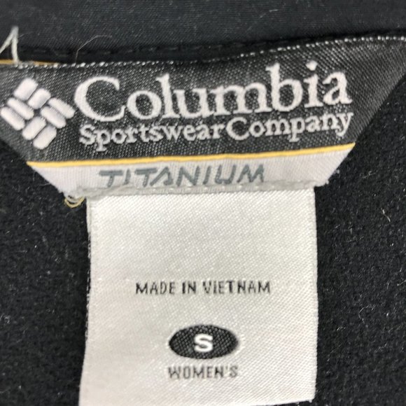 COLUMBIA TITANIUM OMNI SHIELD WOMENS TRENCH COAT BLACK - Picture 11 of 15